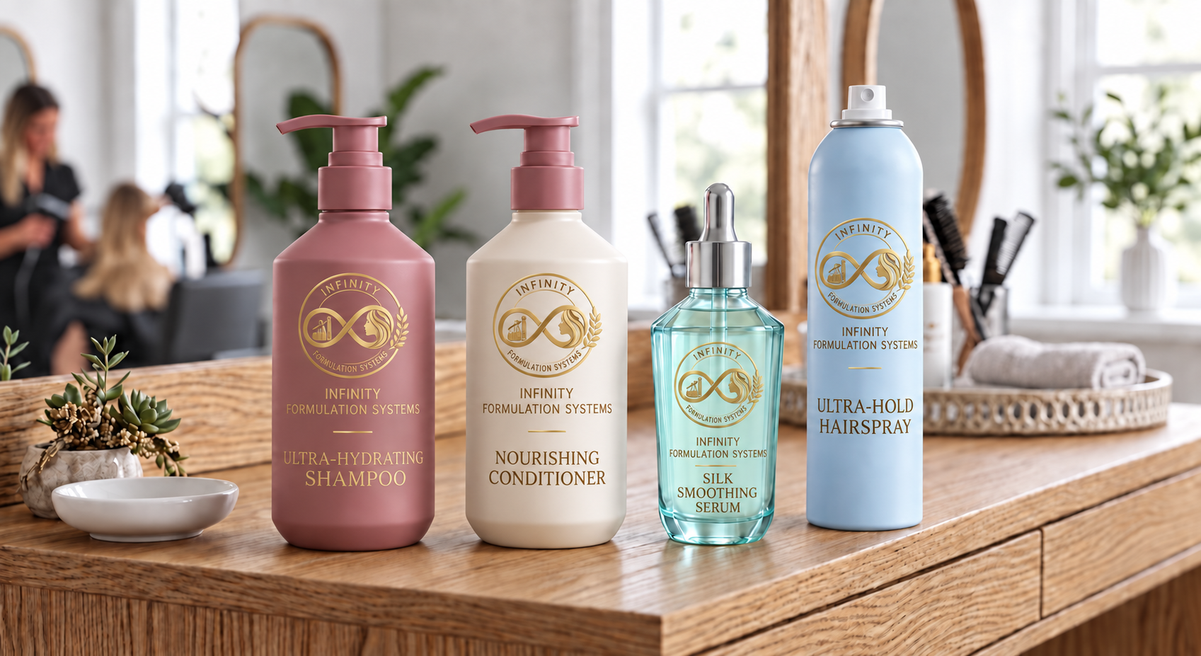 Infinity Formulation Systems professional salon product collection